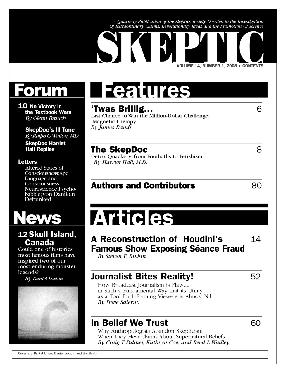 Skeptic Preview Pages