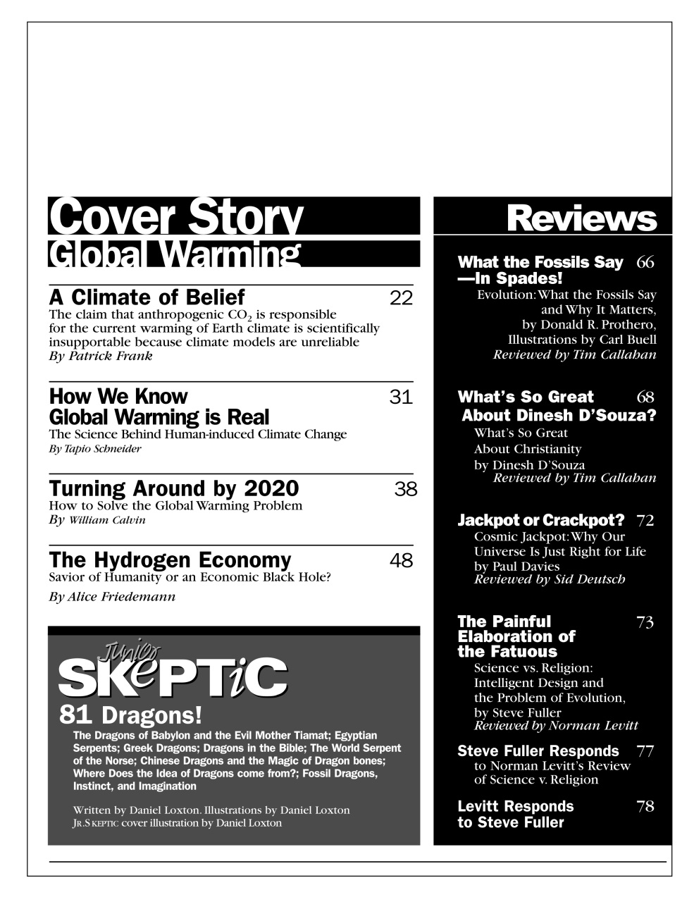 Skeptic Preview Pages