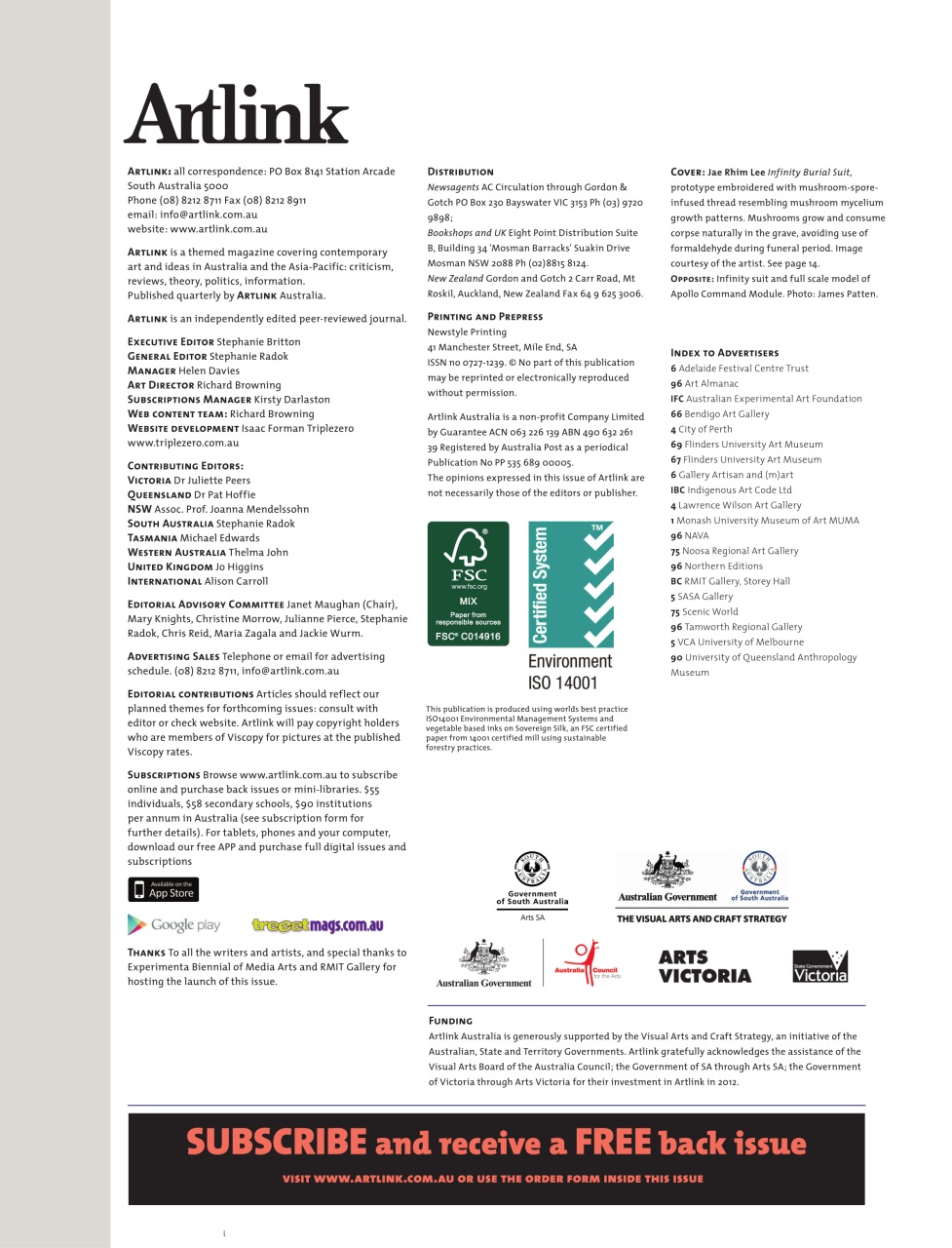 Artlink Magazine Preview Pages