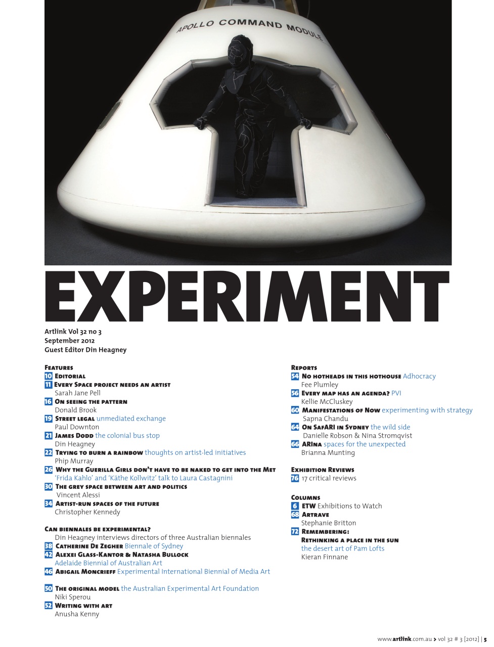 Artlink Magazine Preview Pages