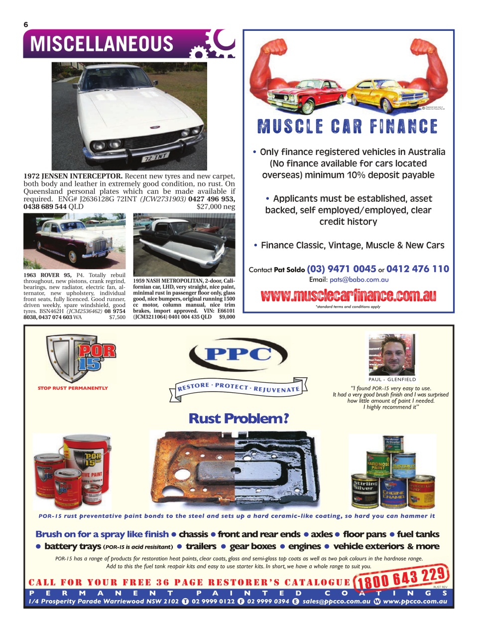 JUST CARS Preview Pages