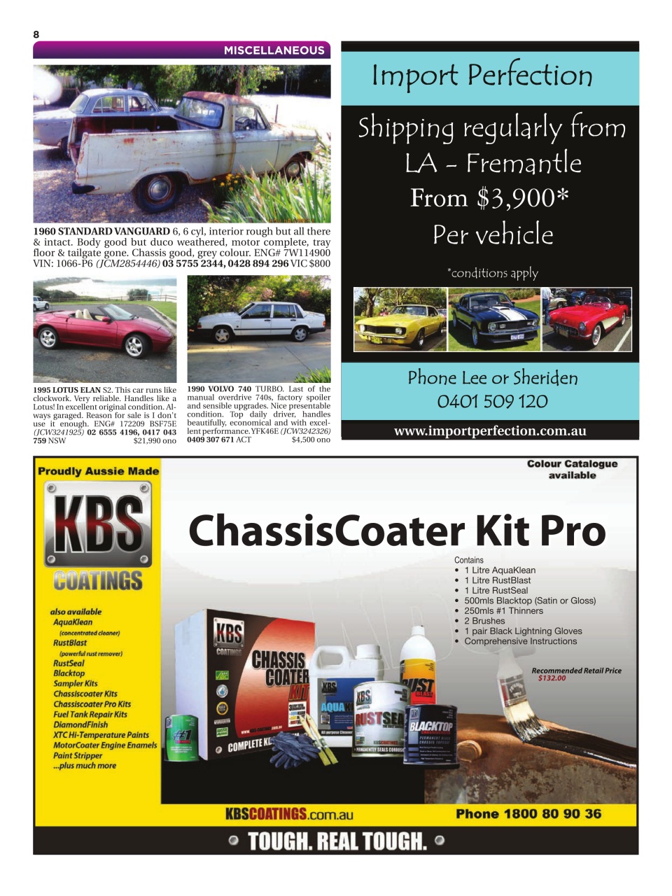 JUST CARS Preview Pages