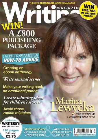 Writing Magazine issue Writing Magazine January 2013