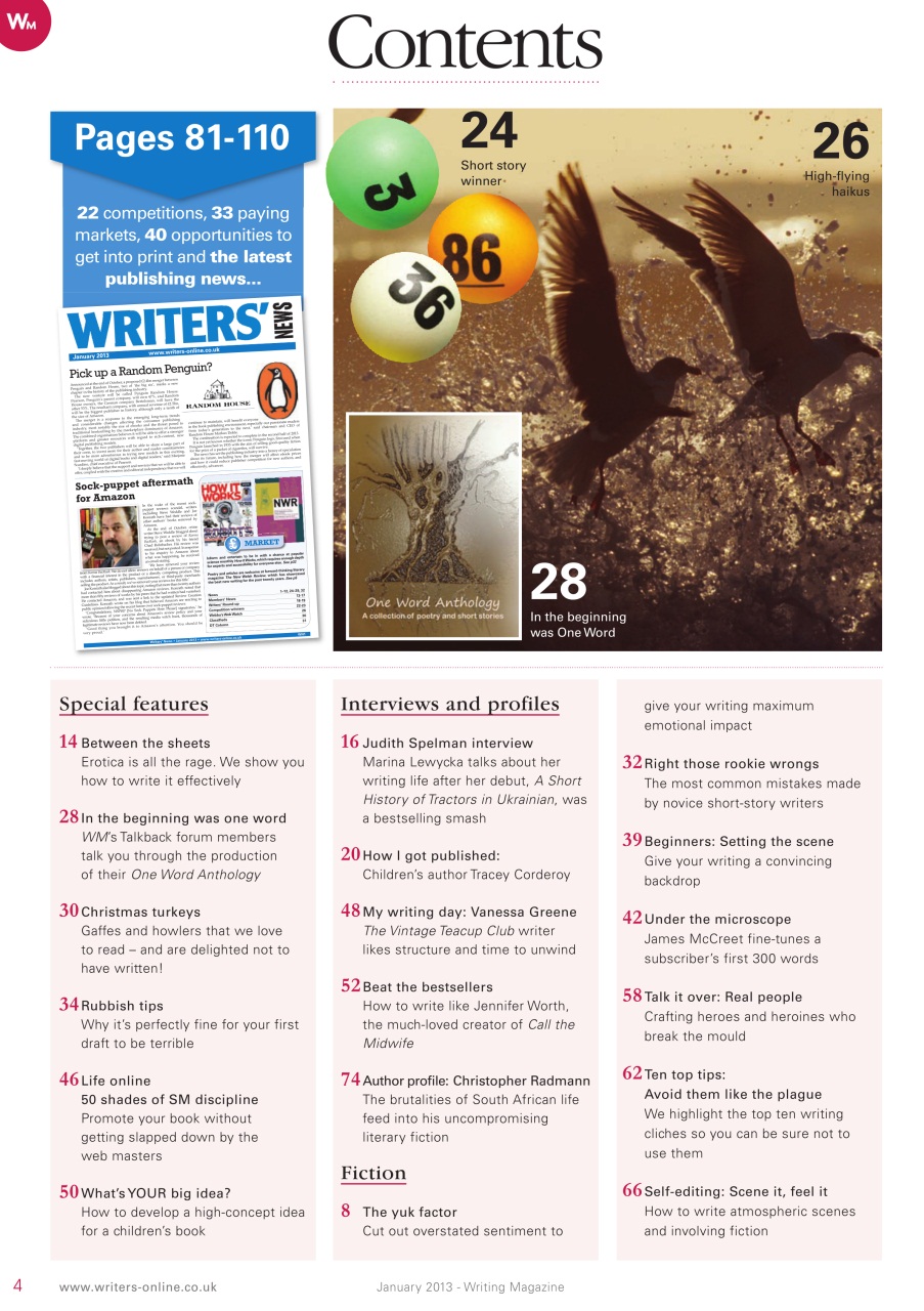 Writing Magazine Preview Pages