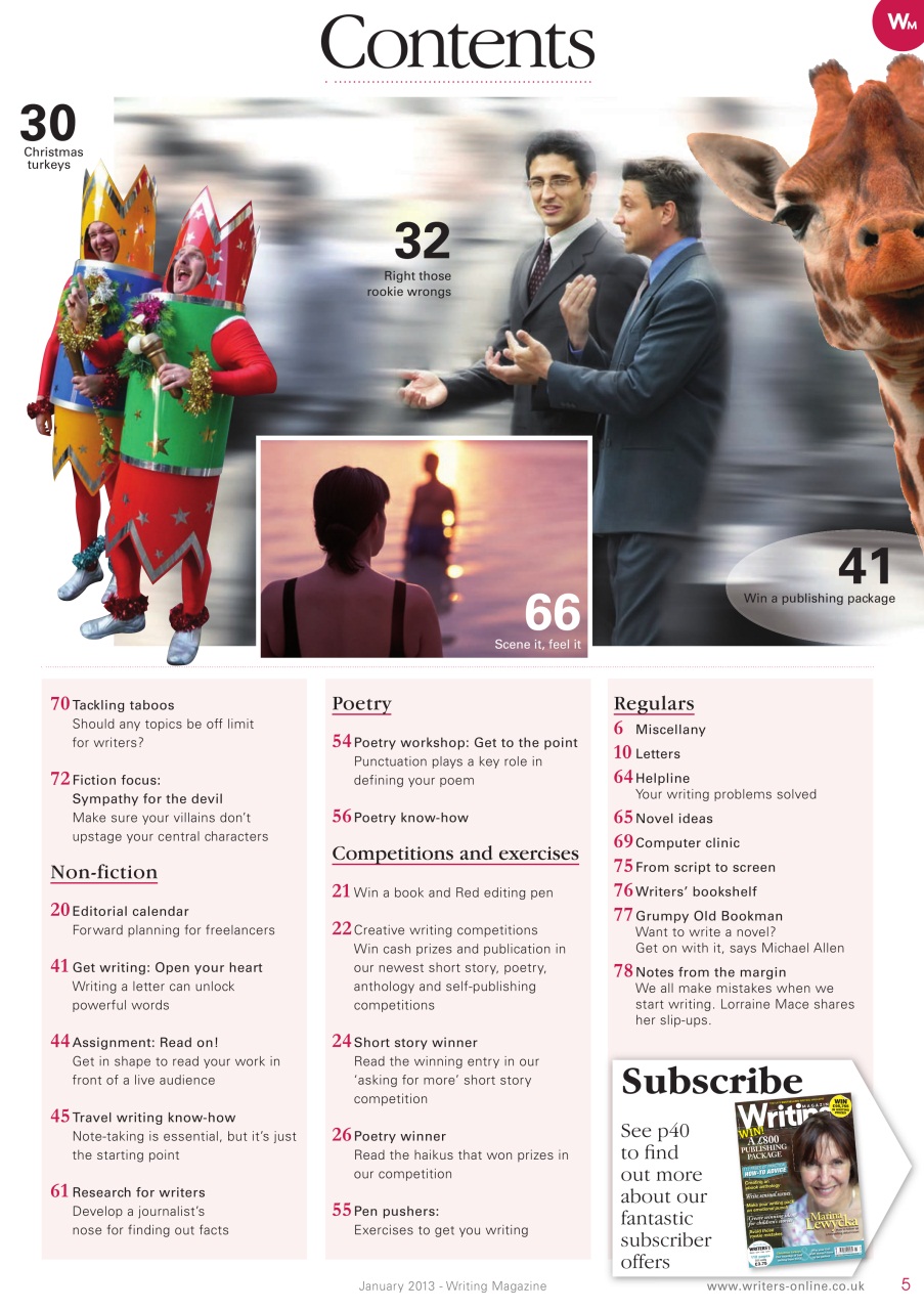 Writing Magazine Preview Pages