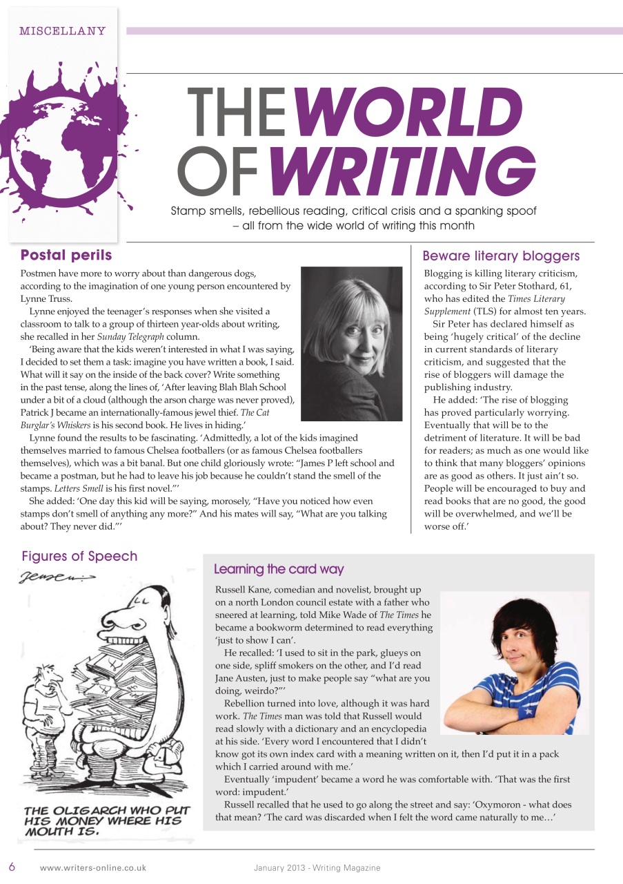 Writing Magazine Preview Pages