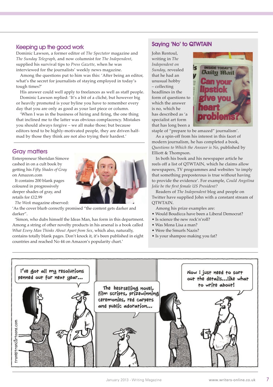 Writing Magazine Preview Pages