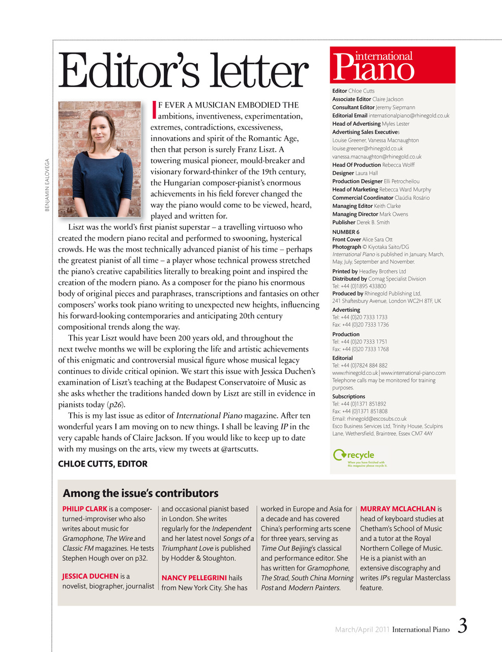 International Piano Preview Pages