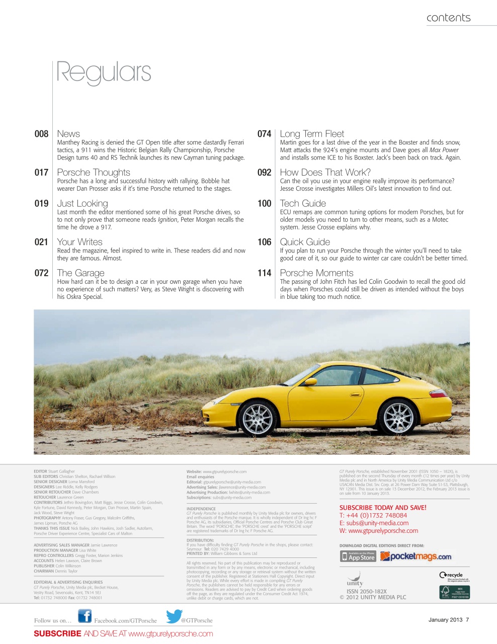 GT Porsche Preview Pages