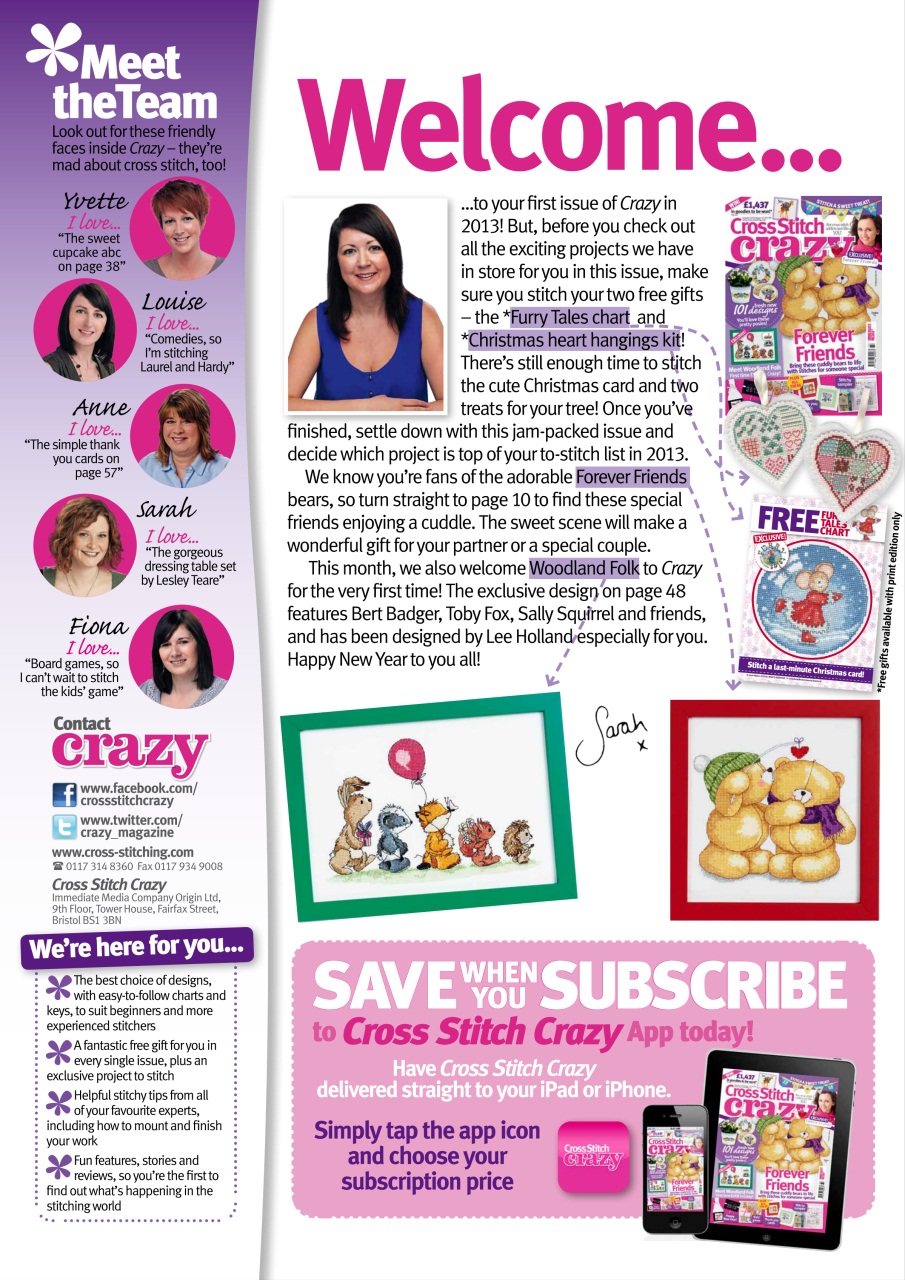 Cross Stitch Crazy Preview Pages