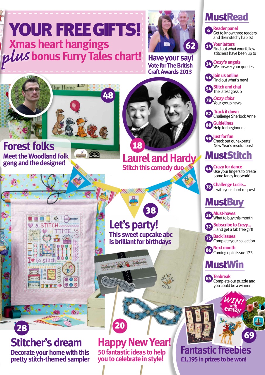 Cross Stitch Crazy Preview Pages