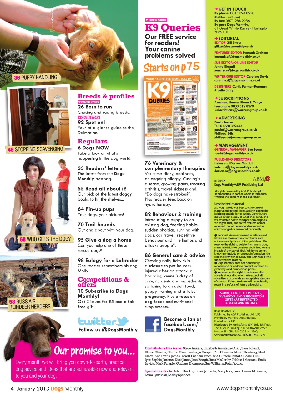 Dogs Monthly Preview Pages