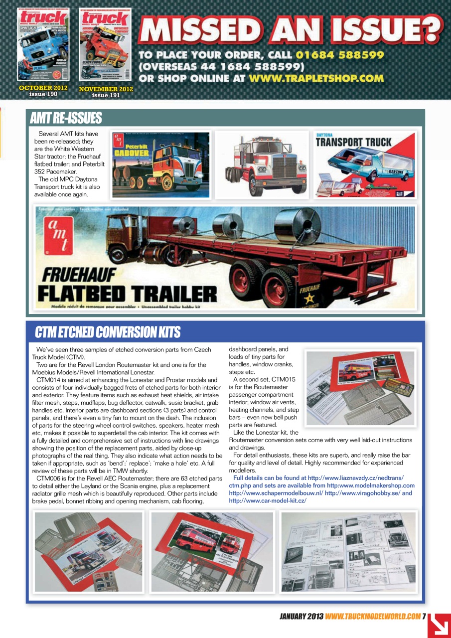 Model Car Truck Motorcycles World Preview Pages