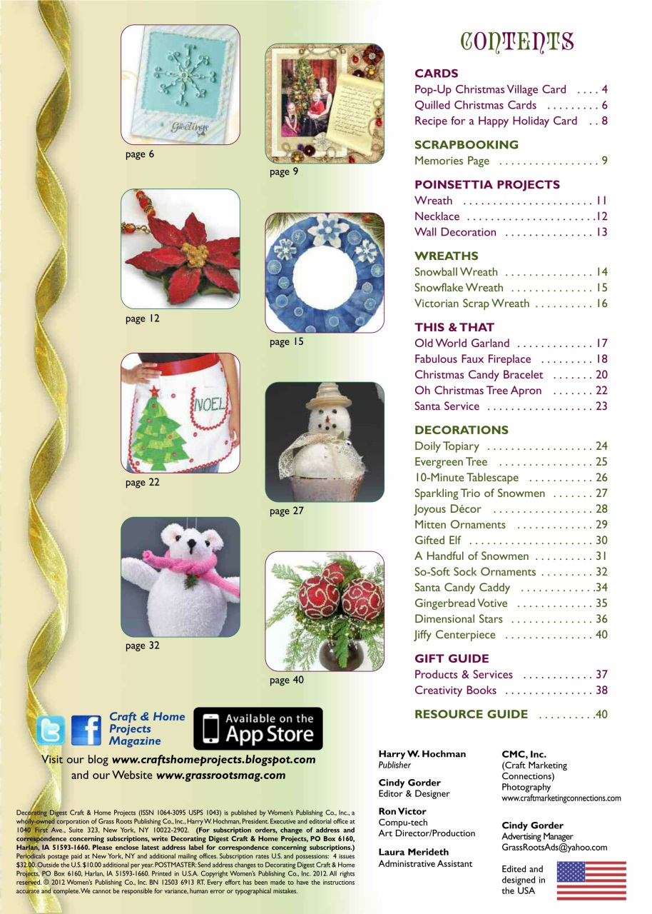 Craft & Home Projects Preview Pages