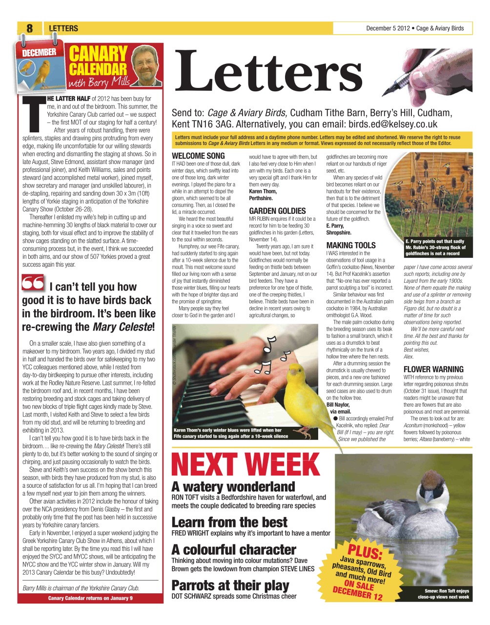 Cage & Aviary Birds Preview Pages