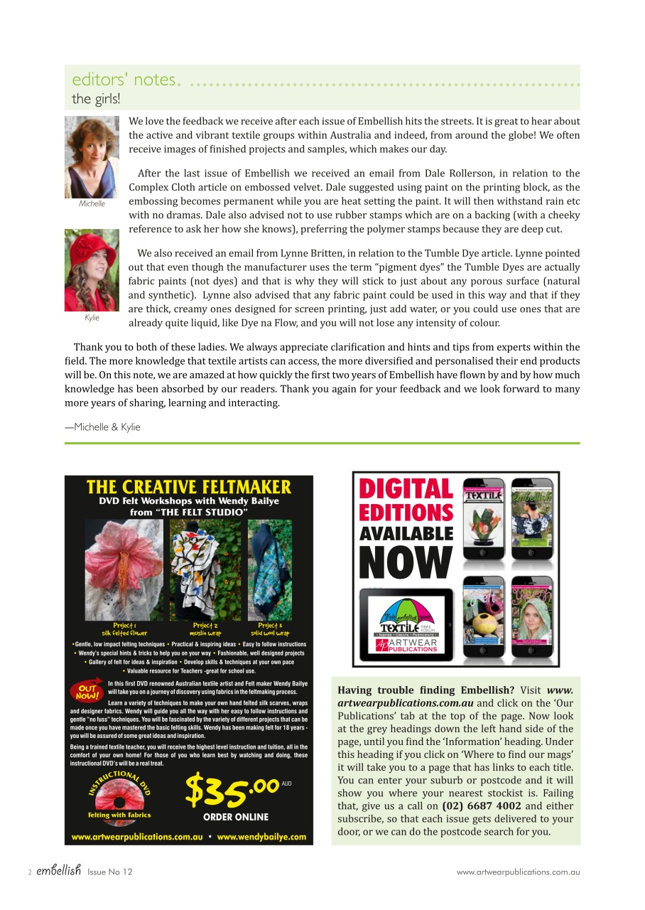 Embellish Preview Pages