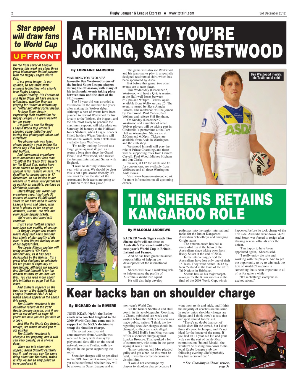 League Express Preview Pages