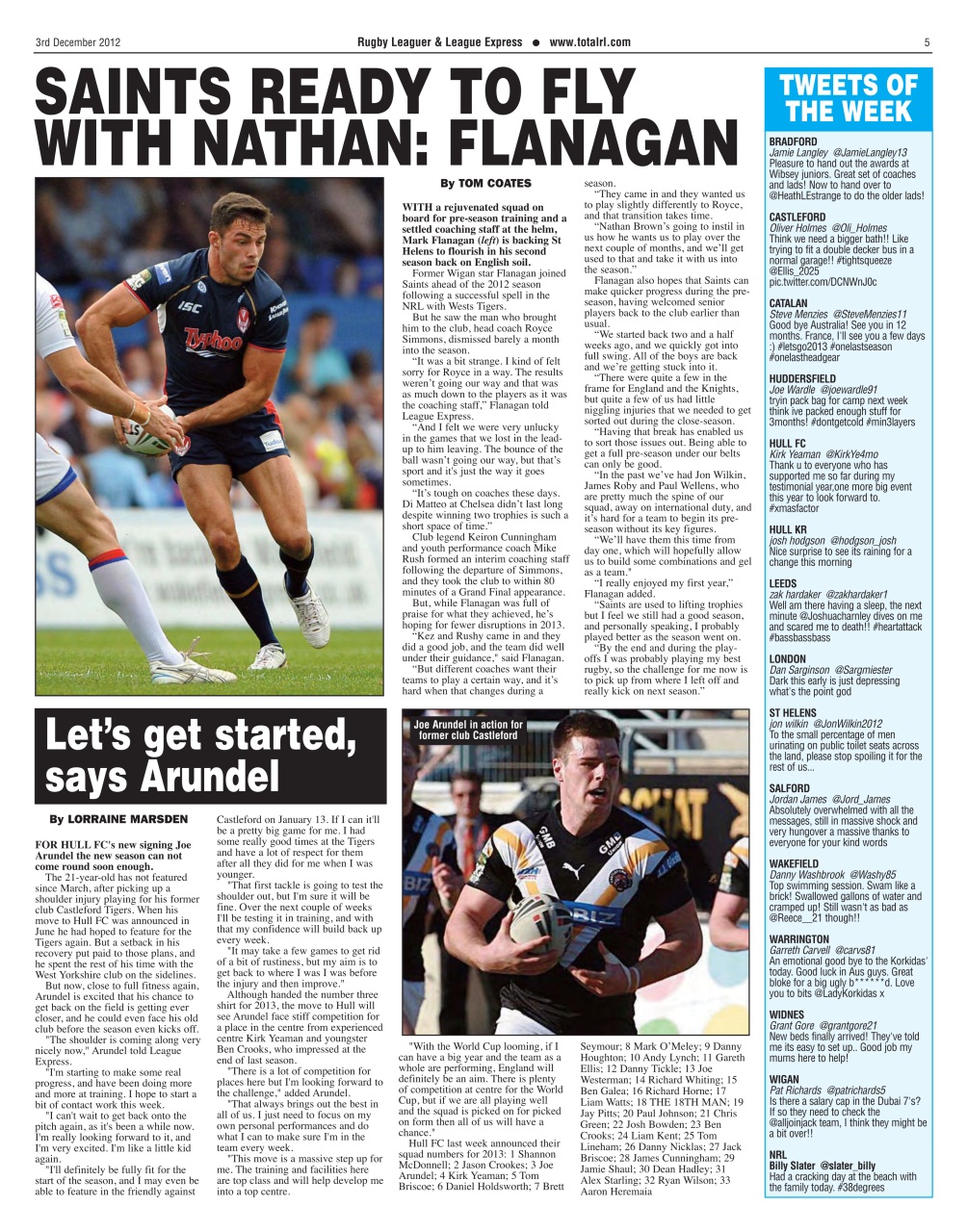 League Express Preview Pages