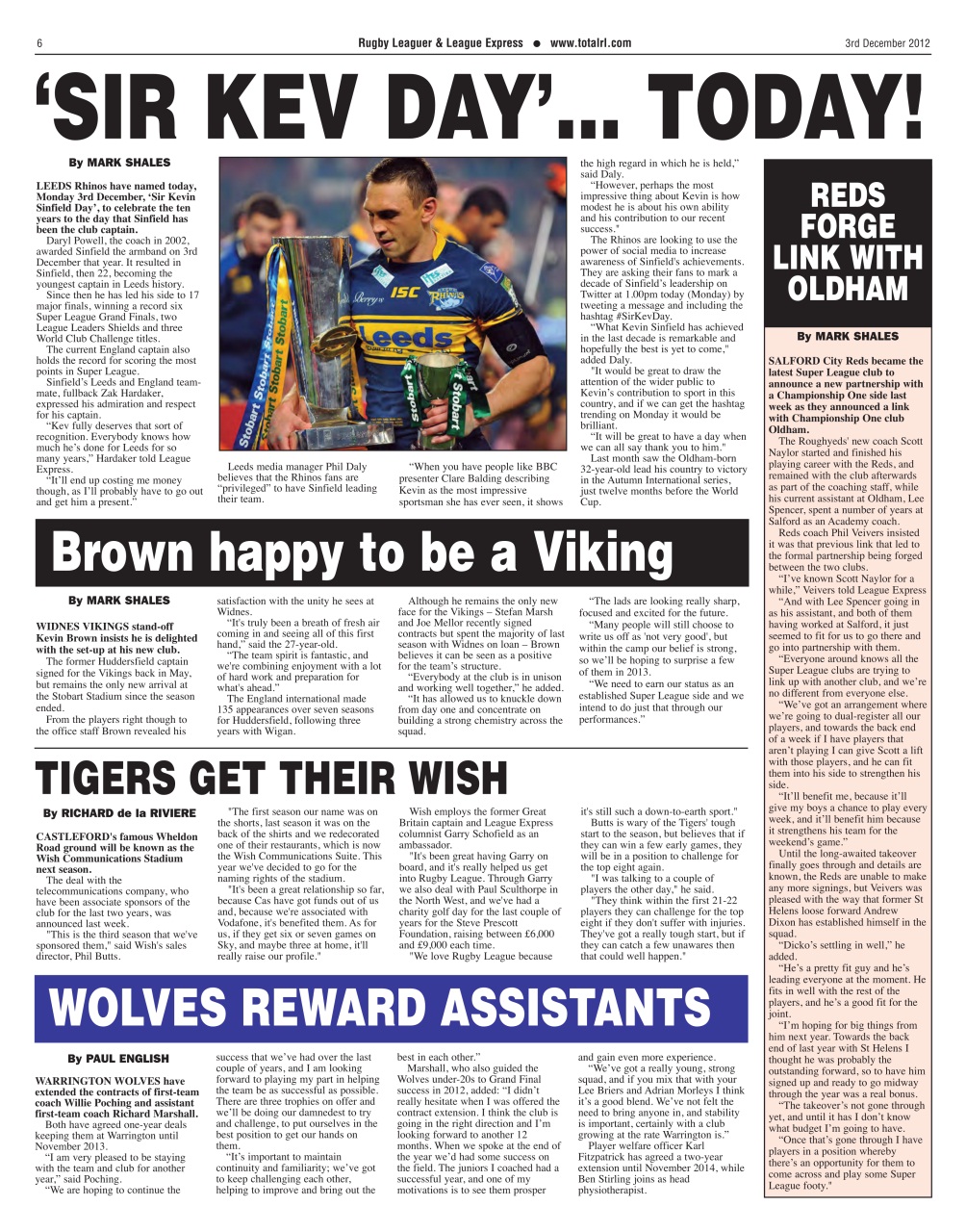 League Express Preview Pages