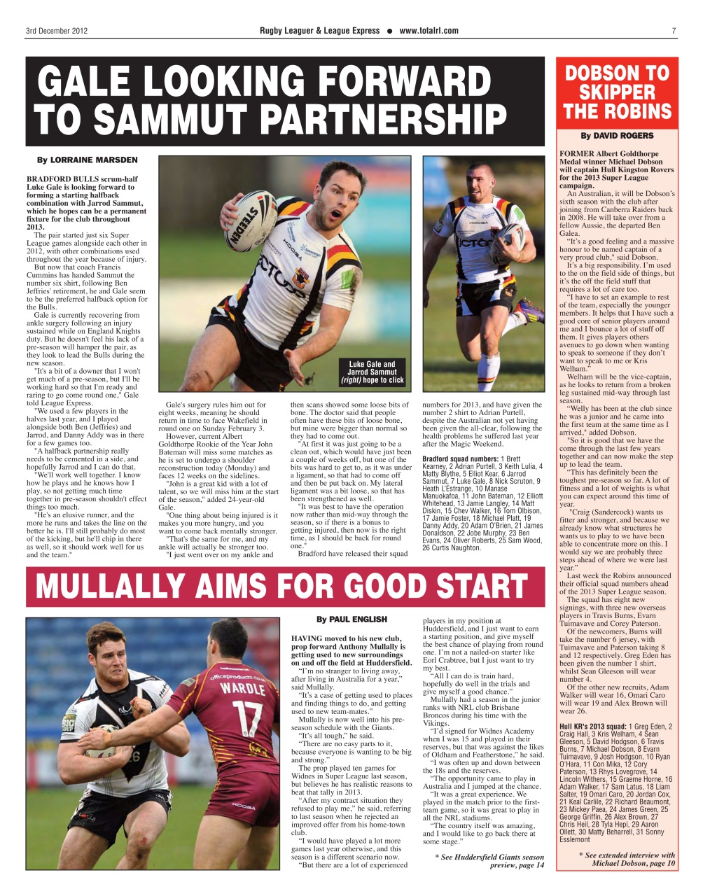 League Express Preview Pages