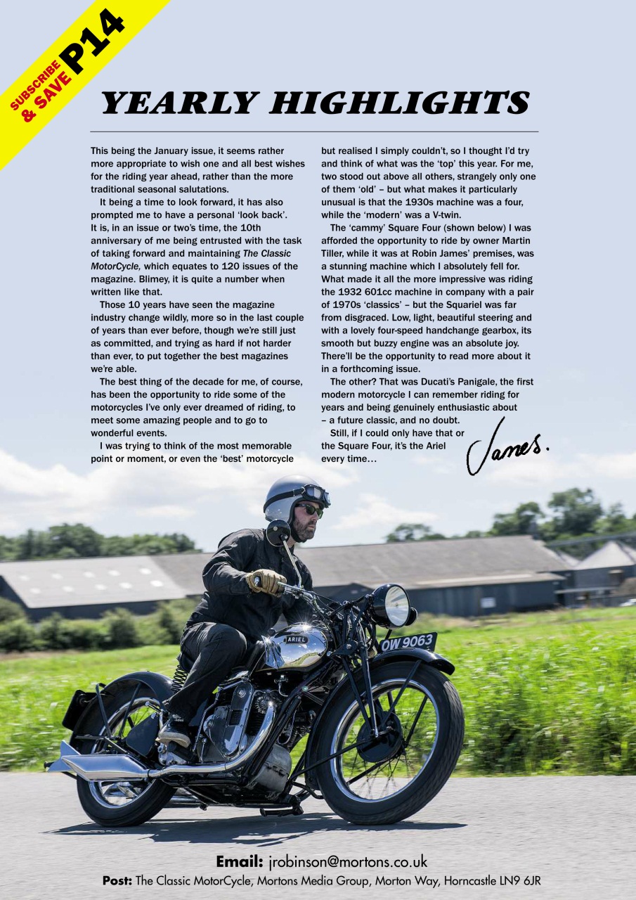 The Classic MotorCycle Preview Pages