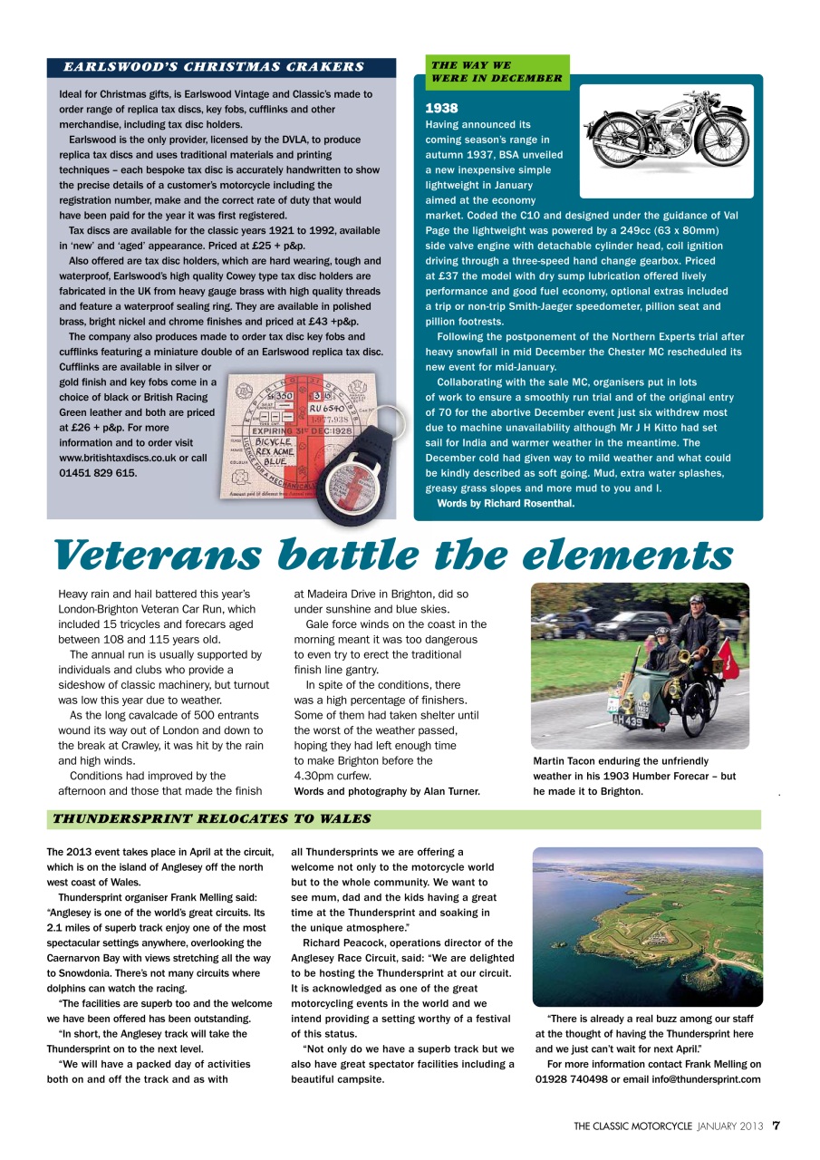 The Classic MotorCycle Preview Pages