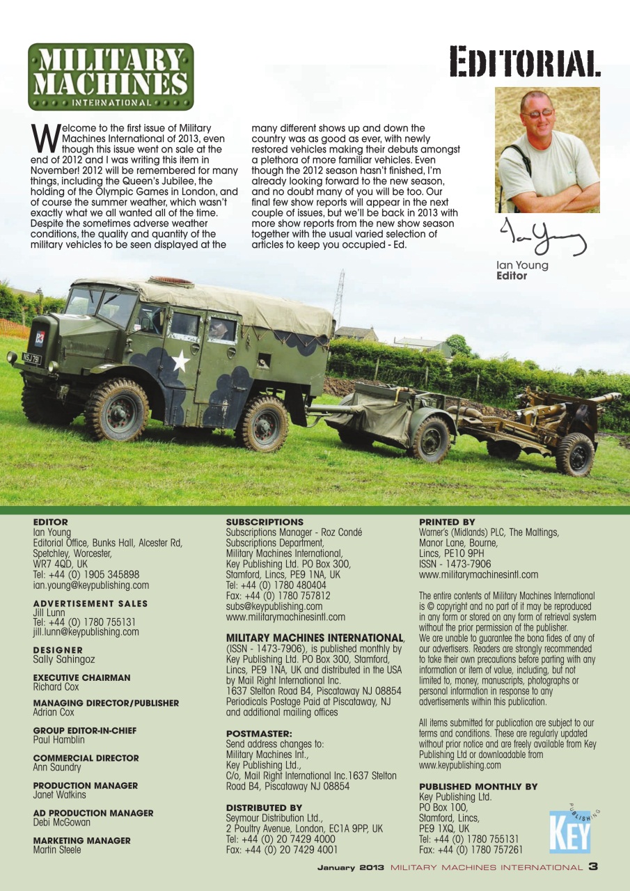 Military Machines International Preview Pages