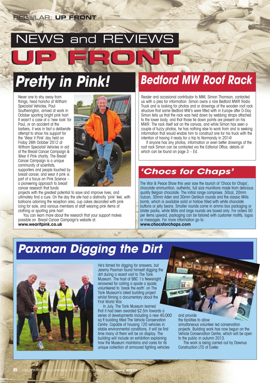 Military Machines International Preview Pages