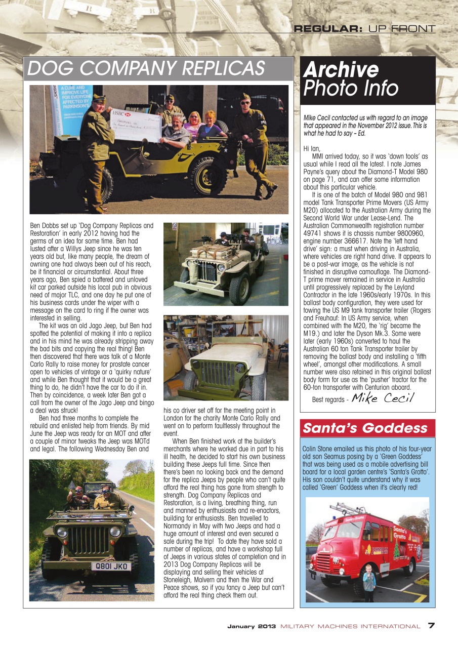 Military Machines International Preview Pages