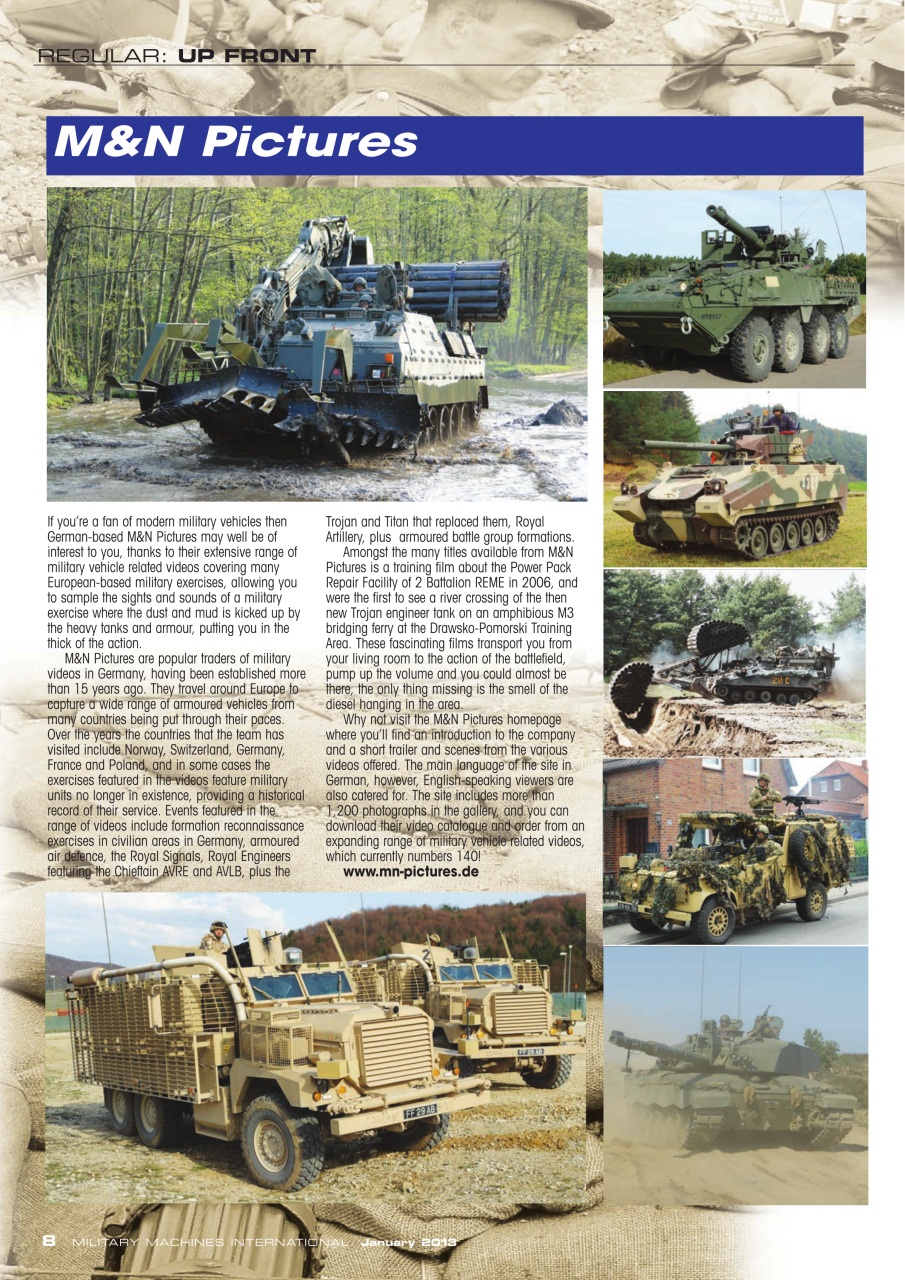 Military Machines International Preview Pages