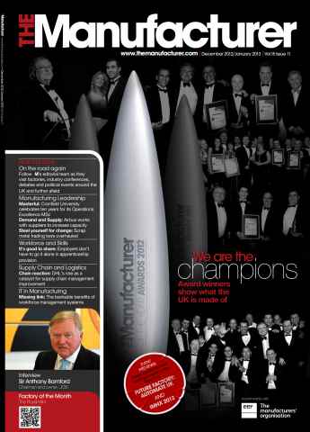 The Manufacturer issue The Manufacturer - December 2012
