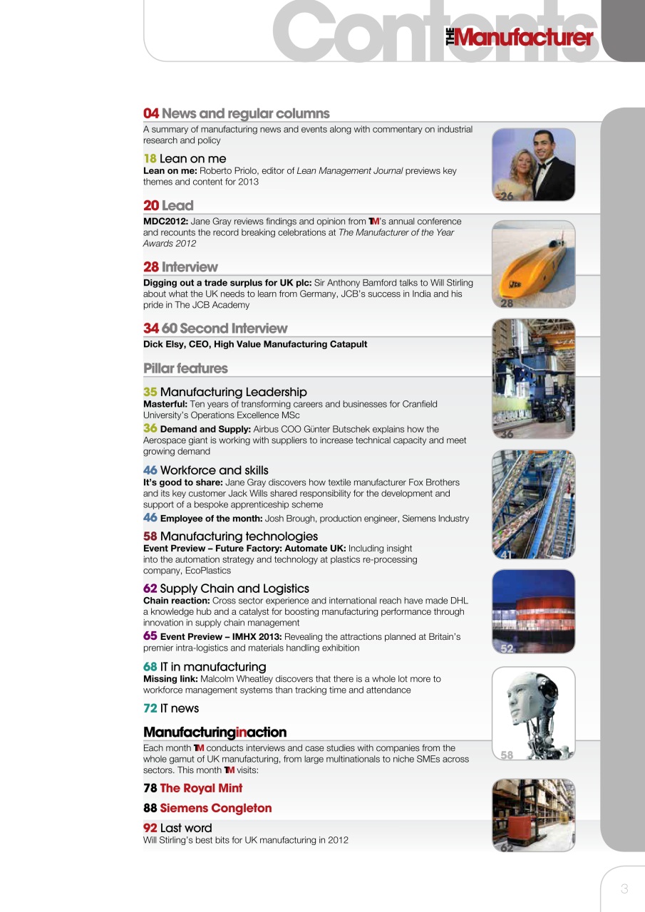 The Manufacturer Preview Pages