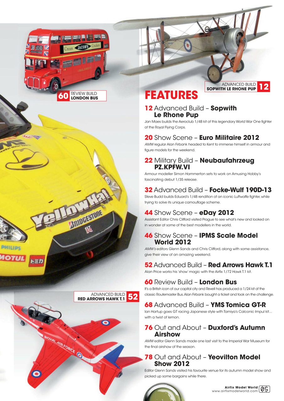 Airfix Model World Preview Pages