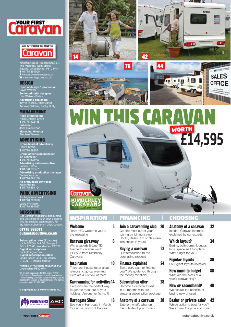 Buying Your Perfect Caravan Preview Pages