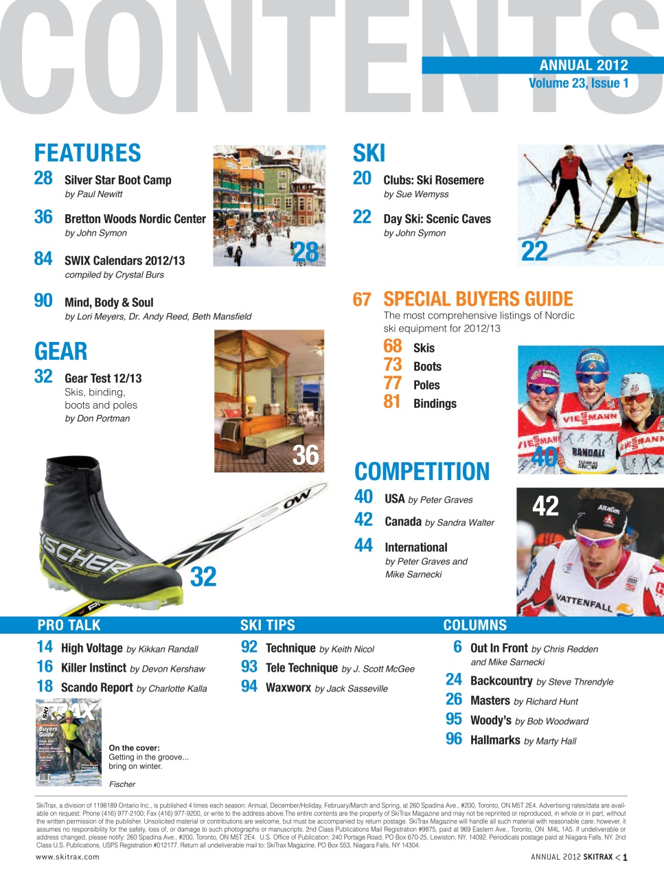 SkiTrax Preview Pages