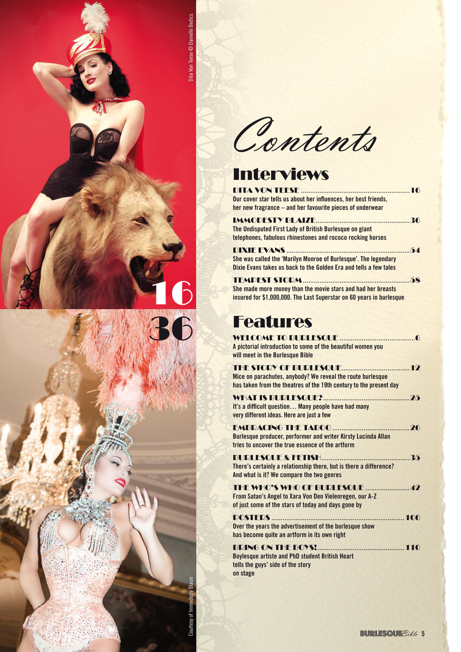 Burlesque Bible Preview Pages
