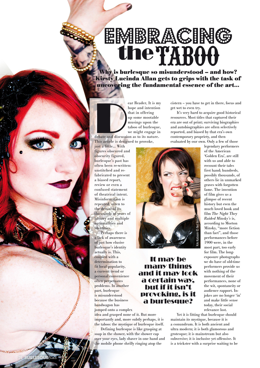 Burlesque Bible Preview Pages