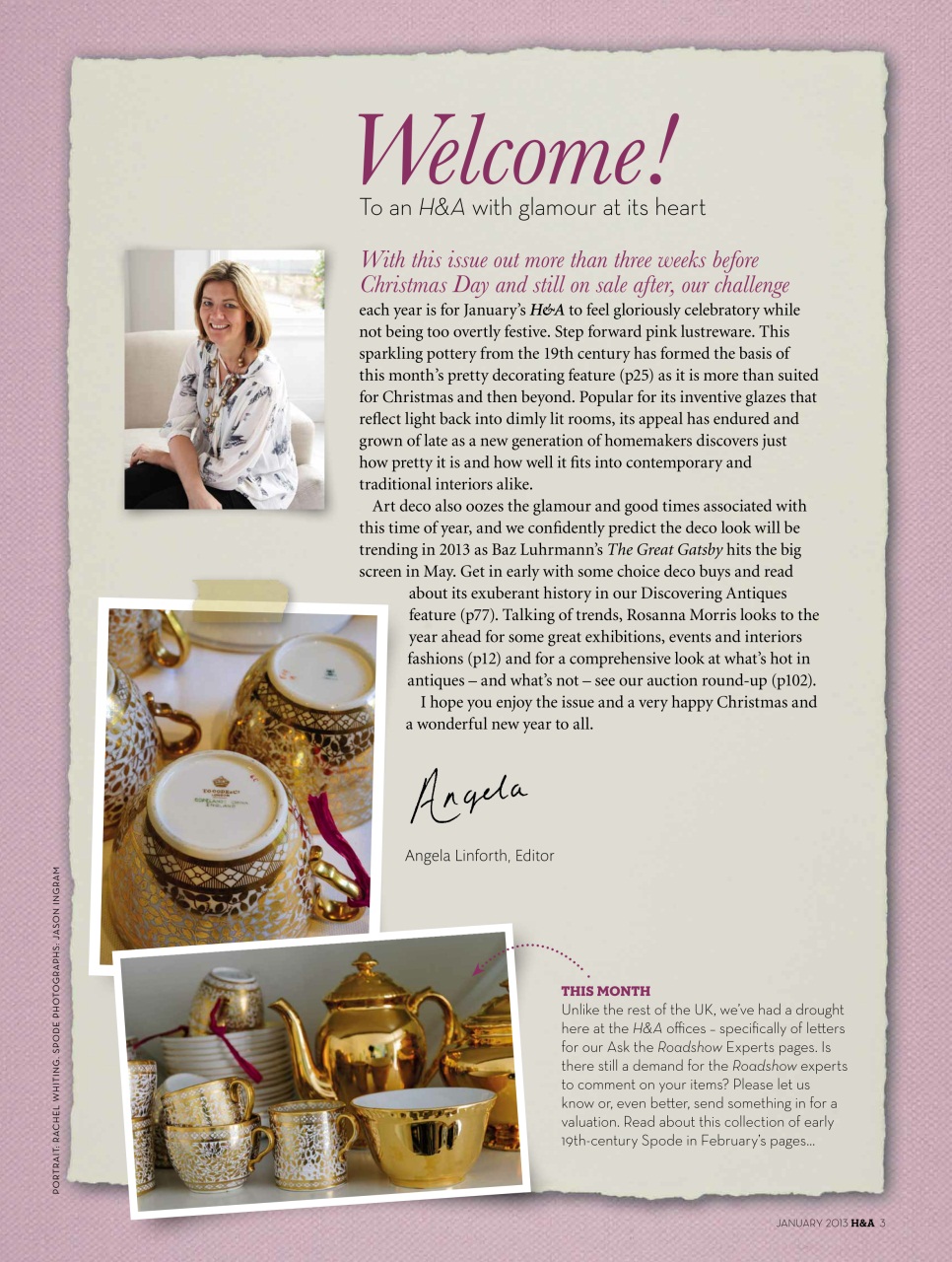 Homes & Antiques Magazine Preview Pages