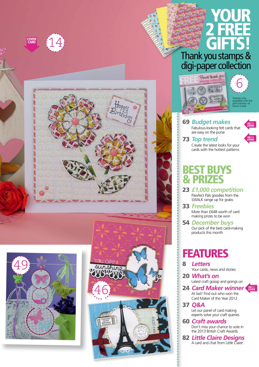 Quick Cards Made Easy Preview Pages