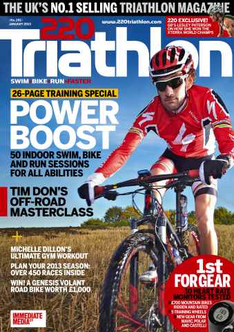 220 Triathlon Magazine issue January 2013