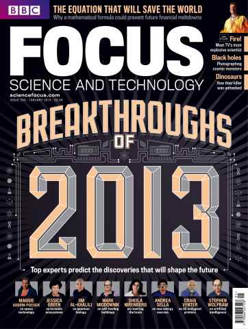 BBC Science Focus Magazine issue January 2013