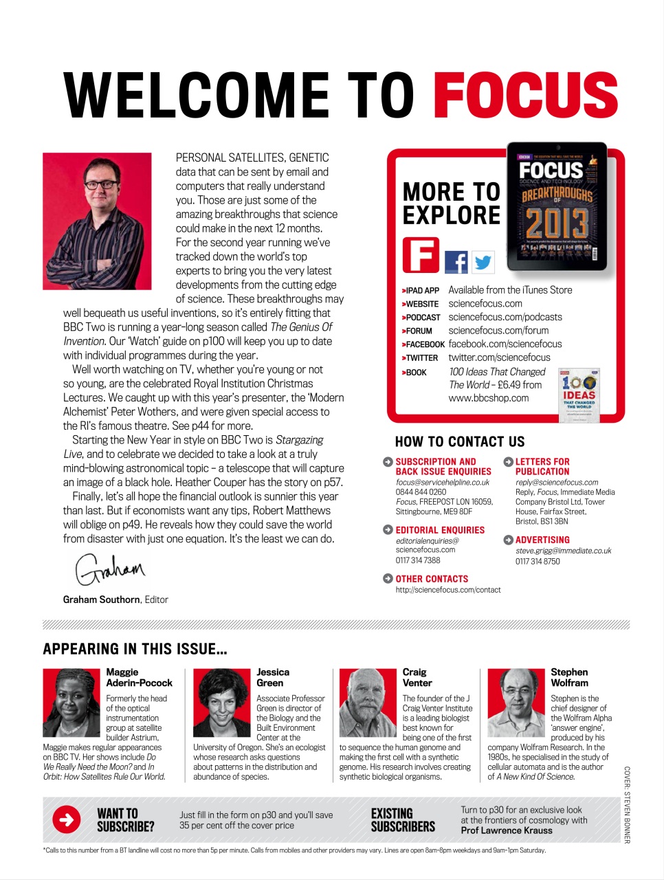 BBC Science Focus Magazine Preview Pages