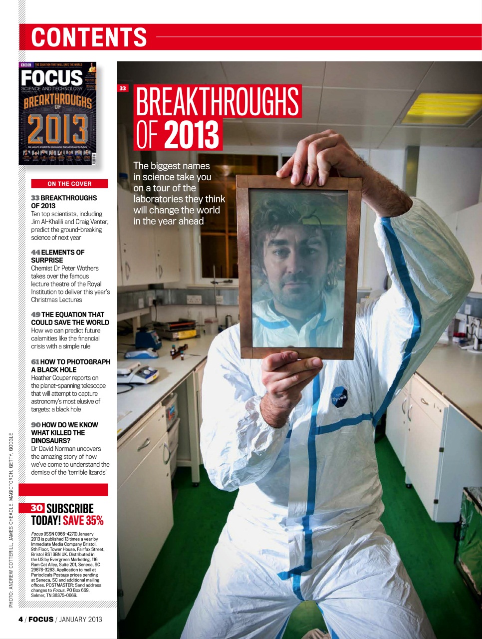 BBC Science Focus Magazine Preview Pages