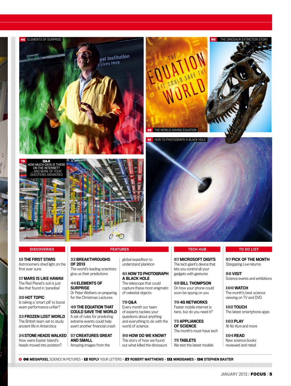 BBC Science Focus Magazine Preview Pages