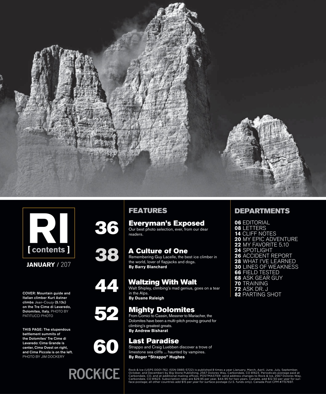 Rock and Ice Preview Pages