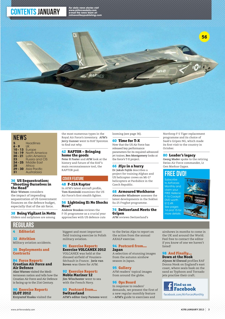 AirForces Monthly Preview Pages