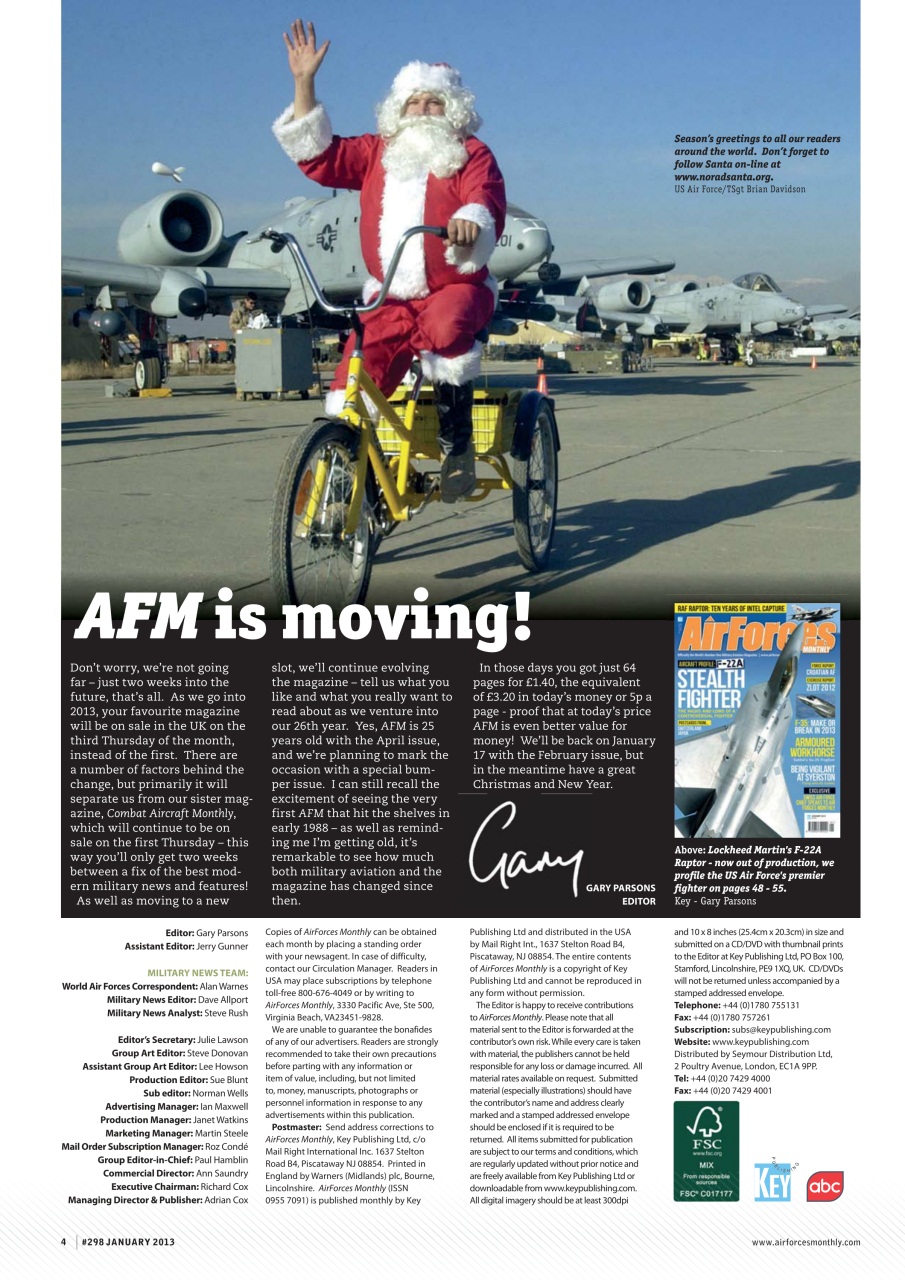 AirForces Monthly Preview Pages