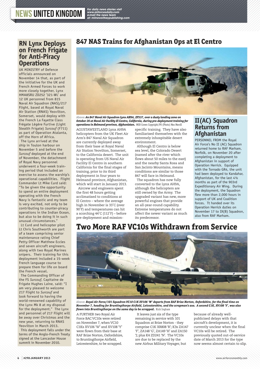 AirForces Monthly Preview Pages