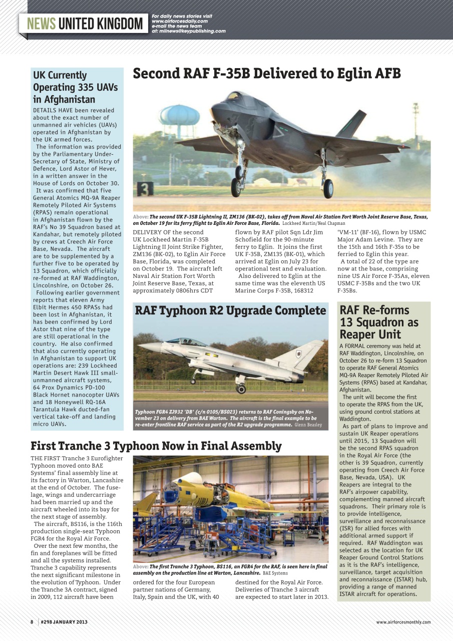 AirForces Monthly Preview Pages