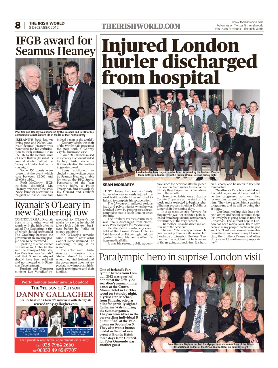 Irish World Preview Pages